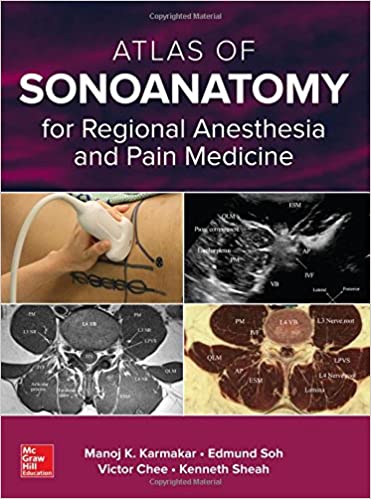Atlas of Sonoanatomy for Regional Anesthesia and Pain Medicine 1st Edition